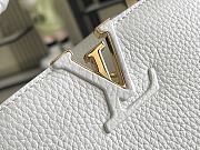 Fortok Louis Vuitton Capucines Bag White M20844 27x18x9cm  - 2