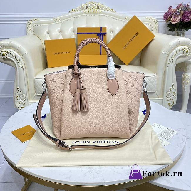 Fortok Louis Vuitton Mahina Haumea Galet Bag Pink 31x14x28cm - 1