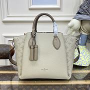Fortok Louis Vuitton Mahina Haumea Galet Bag Beige 31x14x28cm - 1