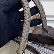 Fortok Louis Vuitton Mahina Haumea Galet Bag Beige 31x14x28cm - 6