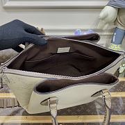 Fortok Louis Vuitton Mahina Haumea Galet Bag Beige 31x14x28cm - 4