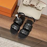 Fortok Hermes Grace Sandals Black - 1