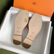 Fortok Hermes Sandals Brown - 5