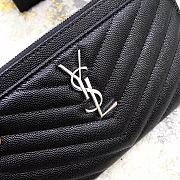 Fortok Saint Laurent Monogram Caviar Clutch 20×12×1cm - 2