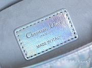Fortok Dior Lady D-Joy Bag Silver 22x12x6cm - 2
