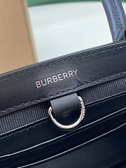 Fortok Burberry Vintage Tote Bag Black 19.5x6x14cm - 6