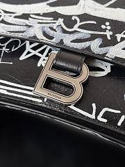 Fortok Balenciaga Medium Crush Shoulder Bag in Graffiti-printed Arena Lambskin - 6
