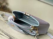 Fortok Louis Vuitton Capucines BB Bag Purple M59868 27x18x9cm - 6