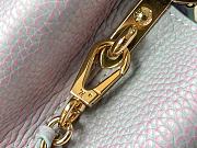 Fortok Louis Vuitton Capucines BB Bag Purple M59868 27x18x9cm - 4