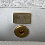 Fortok Chanel 23P Coco Handle Bag White 23cm - 3