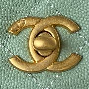 Fortok Chanel 23P Coco Handle Bag Green 23cm - 2
