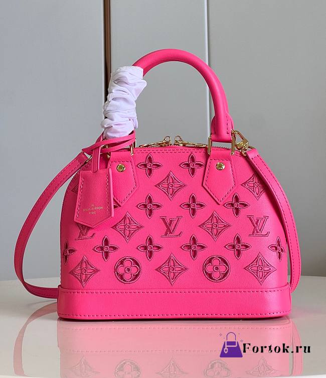 Fortok Louis Vuitton Alma BB Bag Pink M22878 23.5x17.5x11.5cm - 1
