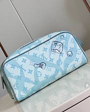 Fortok Louis Vuitton Dopp Kit Bag Crystal Blue M82337 28x15x16.5cm - 5