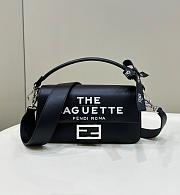Fortok Fendi By Marc Jacobs Bag Baguette Black Leather 26×5×15cm - 1