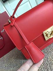 Fortok Salvatore Ferragamo Shoulder Bag Red 21G179 24.5x7x15.5cm - 2
