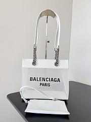 Fortok Balenciaga Duty Free Bag White 22.9x18.8x10.9cm - 1