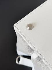 Fortok Balenciaga Duty Free Bag White 22.9x18.8x10.9cm - 3