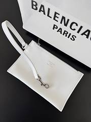 Fortok Balenciaga Duty Free Bag White 22.9x18.8x10.9cm - 4