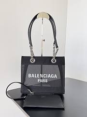 Fortok Balenciaga Duty Free Bag Black 22.9x18.8x10.9cm - 1