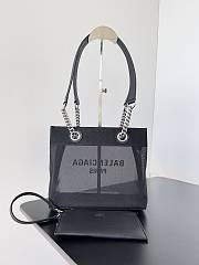 Fortok Balenciaga Duty Free Bag Black 22.9x18.8x10.9cm - 6
