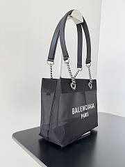 Fortok Balenciaga Duty Free Bag Black 22.9x18.8x10.9cm - 5