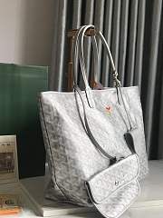Fortok Goyard Saint Louis PM Bag Silver 47cm - 5