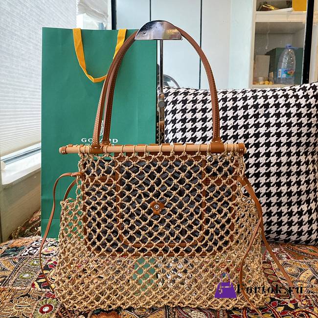 Fortok Goyard Aligre Bag Black 30x34x7cm - 1