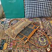 Fortok Goyard Aligre Bag Black 30x34x7cm - 4