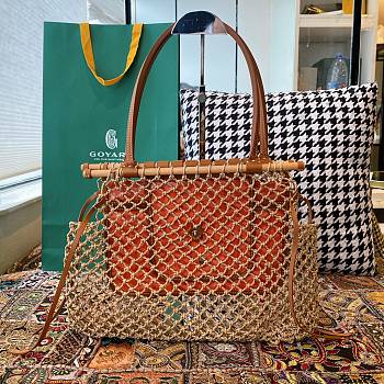 Fortok Goyard Aligre Bag Orange 30x34x7cm