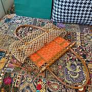 Fortok Goyard Aligre Bag Orange 30x34x7cm - 4