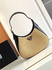 Fortok Prada Woven Cleo Shoulder Bag 27x19x5cm - 1