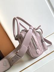 Fortok Prada Logo Shoulder Bag Pink 24x12.5x7cm - 2