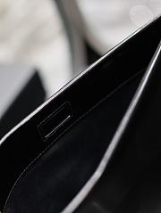 Fortok Saint Laurent Black Suzanne Leather Shoulder Bag 28×14×4cm - 6