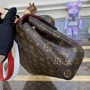 Fortok Louis Vuitton Cluny BB Bag Red and White M43791 28x20x10cm - 2