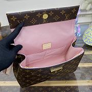 Fortok Louis Vuitton Cluny BB Bag Pink M44267 28x20x10cm - 6