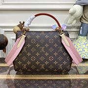 Fortok Louis Vuitton Cluny BB Bag Pink M44267 28x20x10cm - 3
