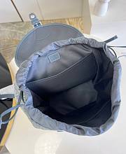 Fortok Louis Vuitton Montsouris Backpack Denim Canvas M22534 32x40x19cm - 6