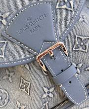 Fortok Louis Vuitton Montsouris Backpack Denim Canvas M22534 32x40x19cm - 3