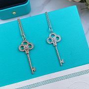 Fortok Tiffany Heart Crown Key Necklace - 5
