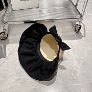 Fortok Chanel Straw Hat Black/White - 6