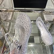 Fortok Chanel Plastic Sandals White - 5
