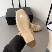 Fortok Chanel Braided Cord Loafers Beige - 5
