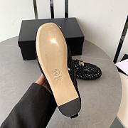 Fortok Chanel Braided Cord Loafers Black - 6