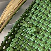 Fortok Bottega Veneta Braided Sardine Bag Green 29x24x7cm - 5