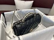 Fortok Chanel 23A CF Handle Bag Black 13x20x7cm - 2