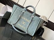 Fortok Chanel 23 Denim Tote Bag 38x30x22cm - 1