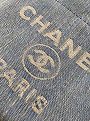Fortok Chanel 23 Denim Tote Bag 38x30x22cm - 3