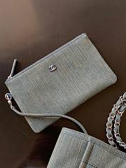 Fortok Chanel 23 Denim Tote Bag 38x30x22cm - 2