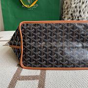 Fortok Goyard Aniou Tote Bag Black and Brown 30×14×25cm - 3