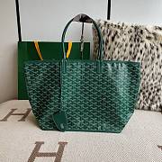 Fortok Goyard Aniou Tote Bag Green 30×14×25cm - 1